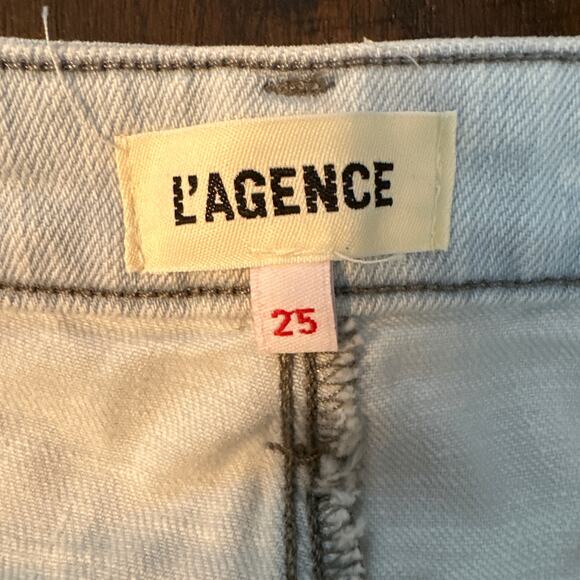 L'Agence Highline Ankle distressed Jeans in Fade out size 25 NWT - Picture 9 of 10